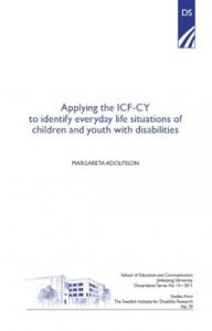 Applying the ICF-CY to identify everyday life situations of children and youth with disabilities