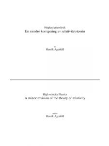 Höghastighetsfysik