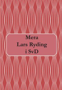 Mera Lars Ryding i SvD av Lars Ryding