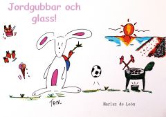Jordgubbar och glass! av Marluz de León