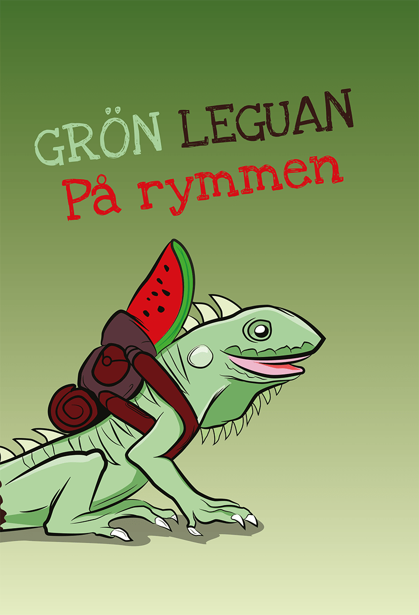 Grön leguan av Birgitta André